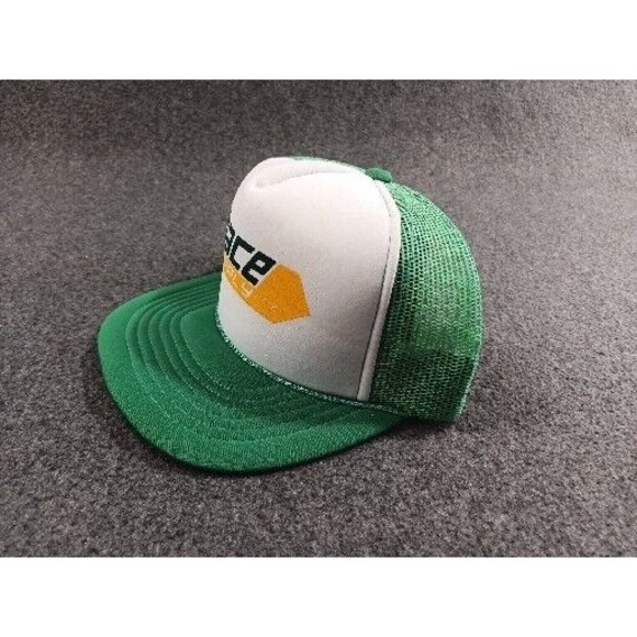 Pace Supply Corp. Vintage Trucker Hat Green Adjustable Snapback Ferrare Line - Picture 12 of 12